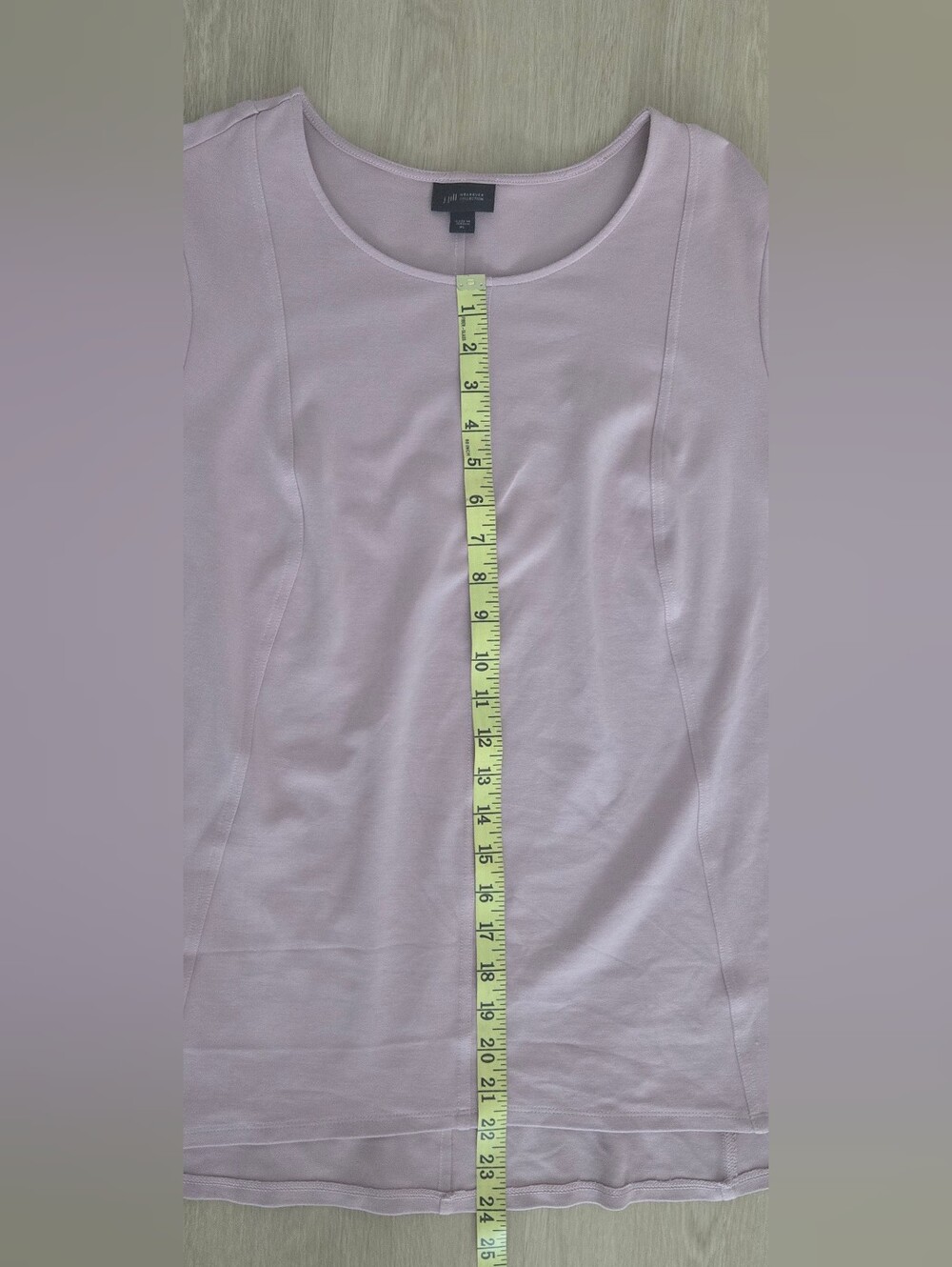 J. Jill Wearever Collection Scoop Crew Neck Purple Mauve Pink Lavender Shirt - Picture 5 of 9